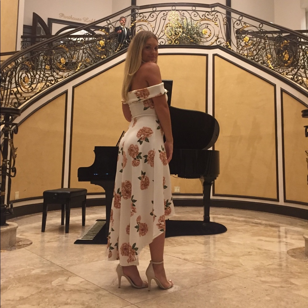 Flowy high low dress